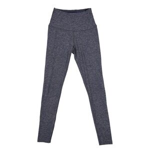 Pure Barre x Beyond Yoga Size S Spacedye Midi High Waisted Leggings Purple *FLAW